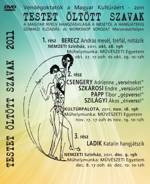 Testet öltött szavak 2011 Marosvásárhely